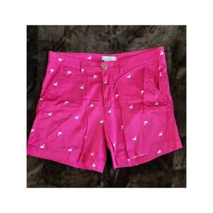 Caribbean Joe, Pink Flamingo shorts, size 12 womens